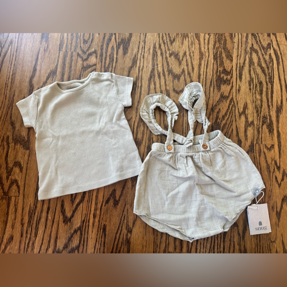 NWT Snug bloomer set - 12 mos